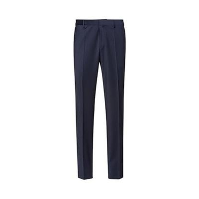 Hugo Boss Mens Slim fit Dress Pants 34 / 31 Blue Solid Stretch