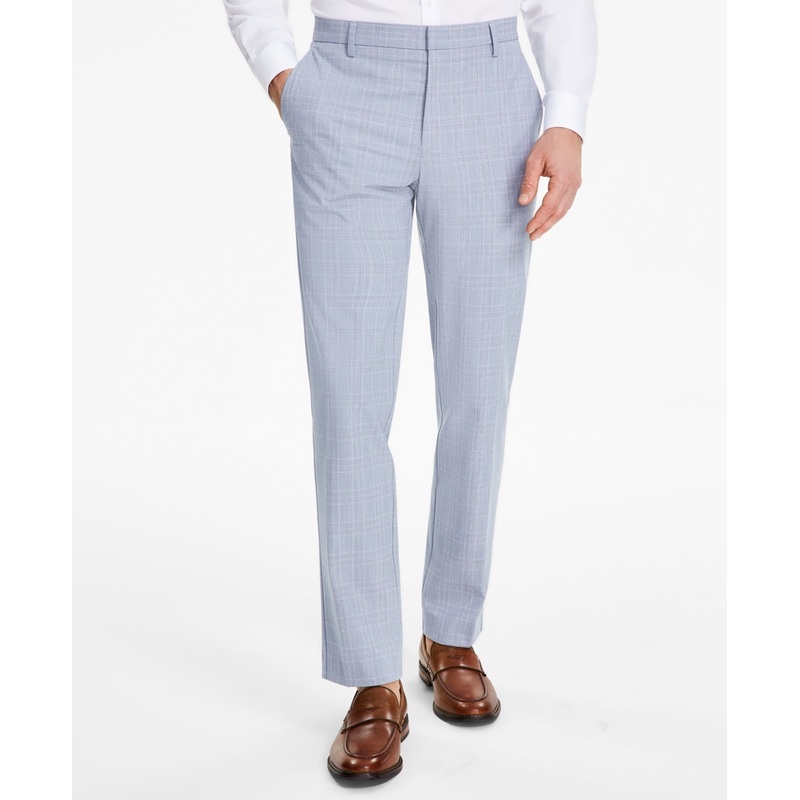 Tommy Hilfiger Mens Modern fit Dress Pants 34 / 30 Blue Stretch