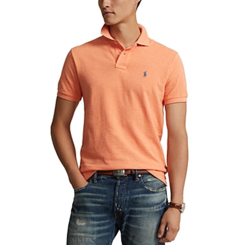 Polo Ralph Lauren Mens Classic fit Short Sleeve Polo Shirt XL Orange