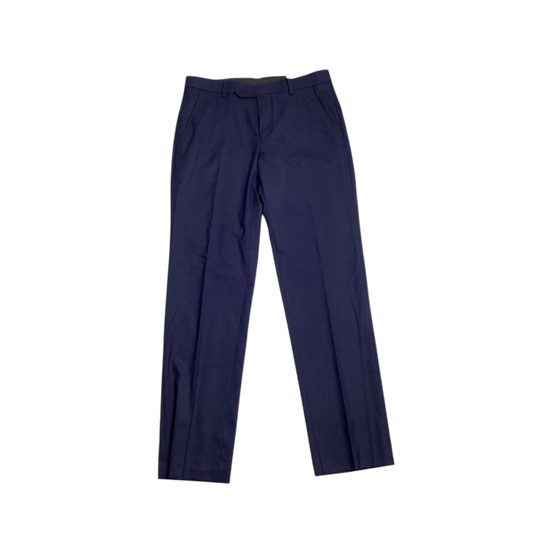 Alfani Mens Slim fit Dress Pants 33 / 30 Blue Solid Stretch