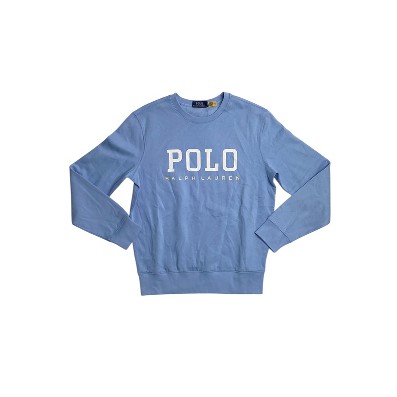 POLO Ralph Lauren Mens Regular fit Crewneck Sweatshirt XL Blue Polka Dot