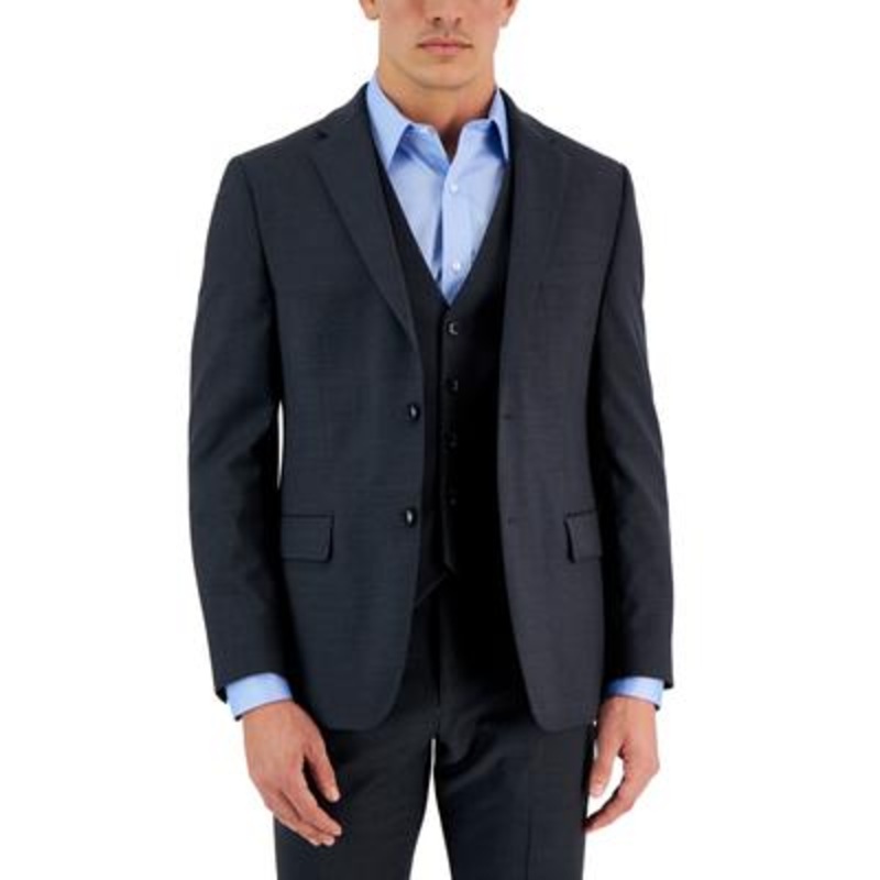 Tommy Hilfiger Mens Modern fit Suit Jacket Blazer 48 R Grey
