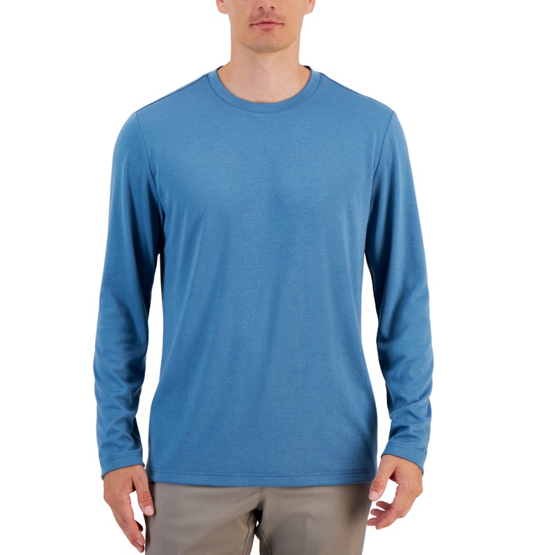 Alfani Mens Regular fit Long Sleeve T-Shirt Shirt XL Blue