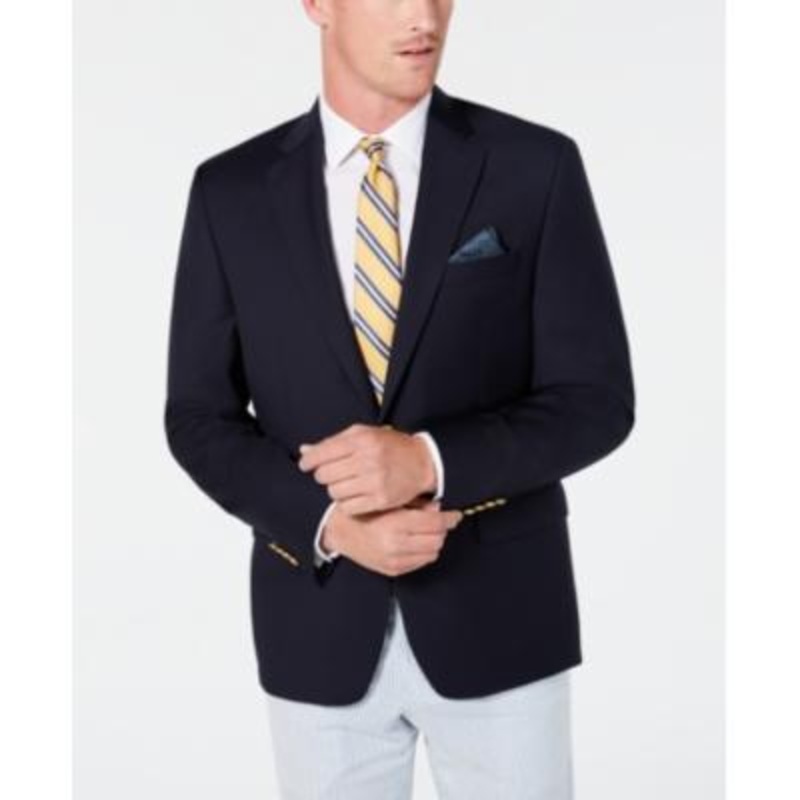 Lauren Ralph Lauren Mens Classic fit Sport Coat Blazer 41 R Blue Solid