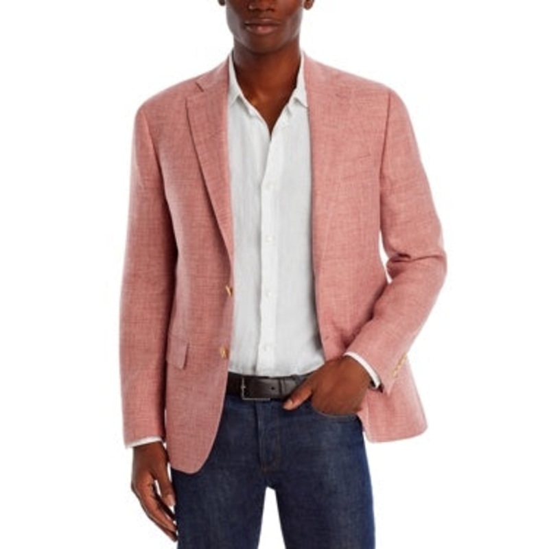 Robert Graham Weave Berry Modern Regular Fit Sport Jacket 40R Sport Coat