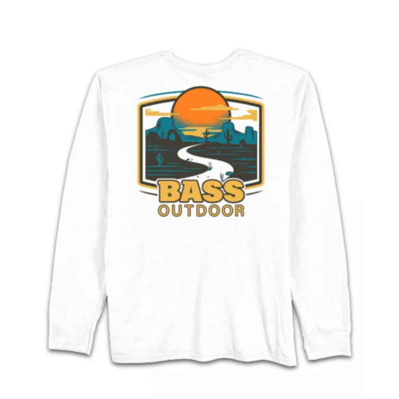BASS OUTDOOR Men's Mesa Path T-shirt Marshmallow XXL