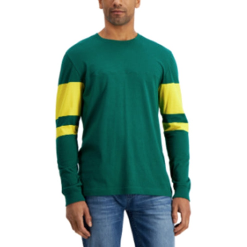 CLUB ROOM Men's Football T-Shirt Pine Green 2XL