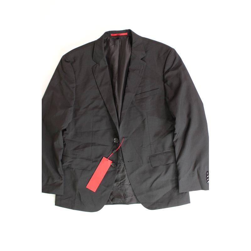 HUGO BOSS Jeffrey Black Regular Fit Suit Jacket 40L Black