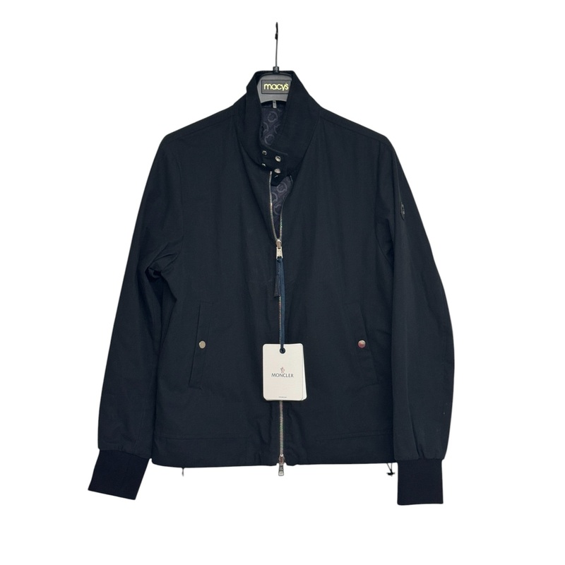 Moncler Mens Black Flamenne Reversible Jacket Size 1 / Small Full Zip