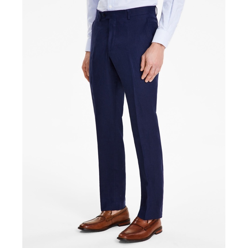 Tommy Hilfiger Mens Modern fit Dress Pants 42 / 32 Blue Solid