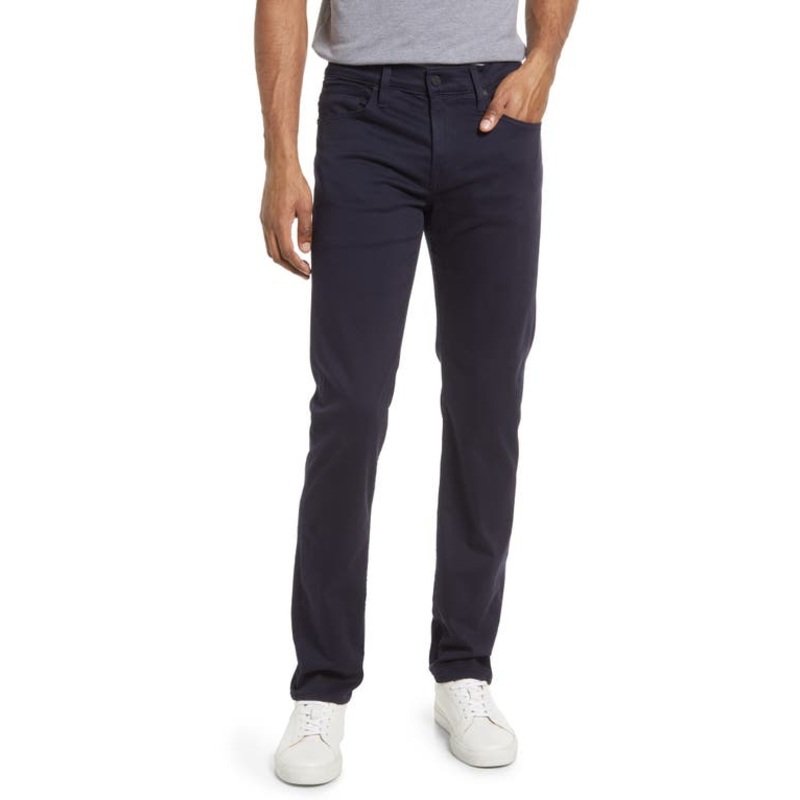 7 For All Mankind Mens Slim fit Casual Pants 38 Blue Solid