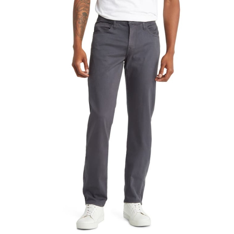 7 For All Mankind Mens Slim fit Casual Pants 38  Grey Solid