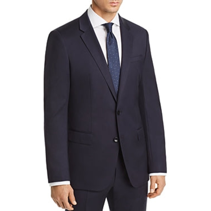 Hugo Boss Mens Regular fit Suit Jacket Blazer 42 R Blue Solid