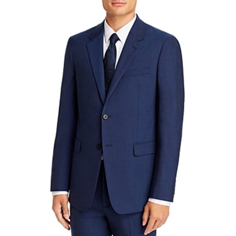 Theory Mens Slim fit Suit Jacket Blazer 42 S Blue Stretch
