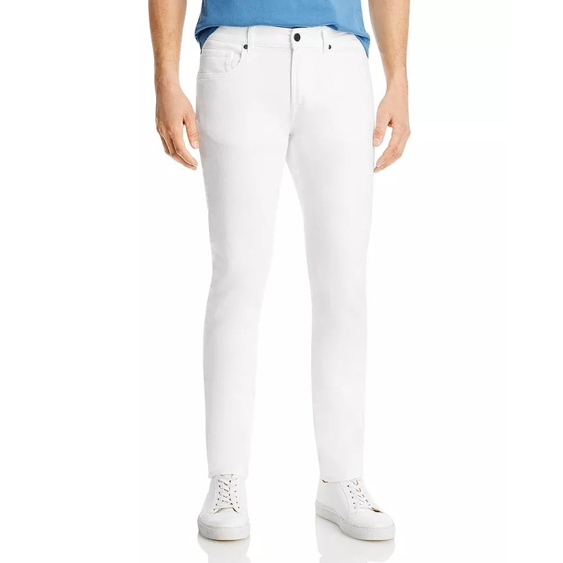 7 For All Mankind Mens Modern fit Jeans 34 / 32 White Solid