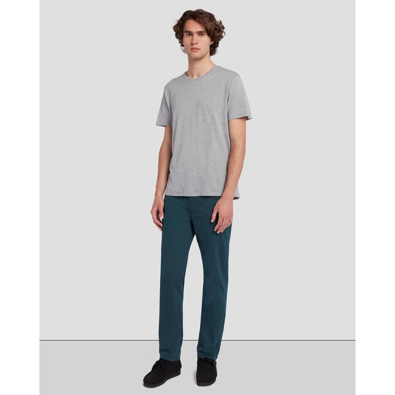 7 For All Mankind Mens Slim fit Jeans 31 /  Green Solid