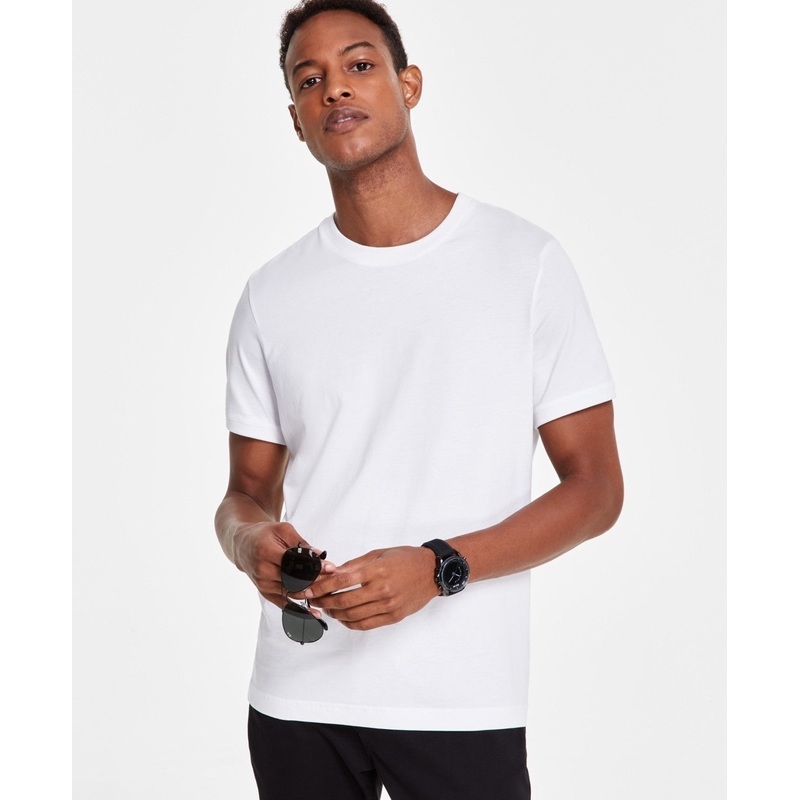 Alfani Mens Regular fit Short Sleeve T-Shirt Shirt XXL White