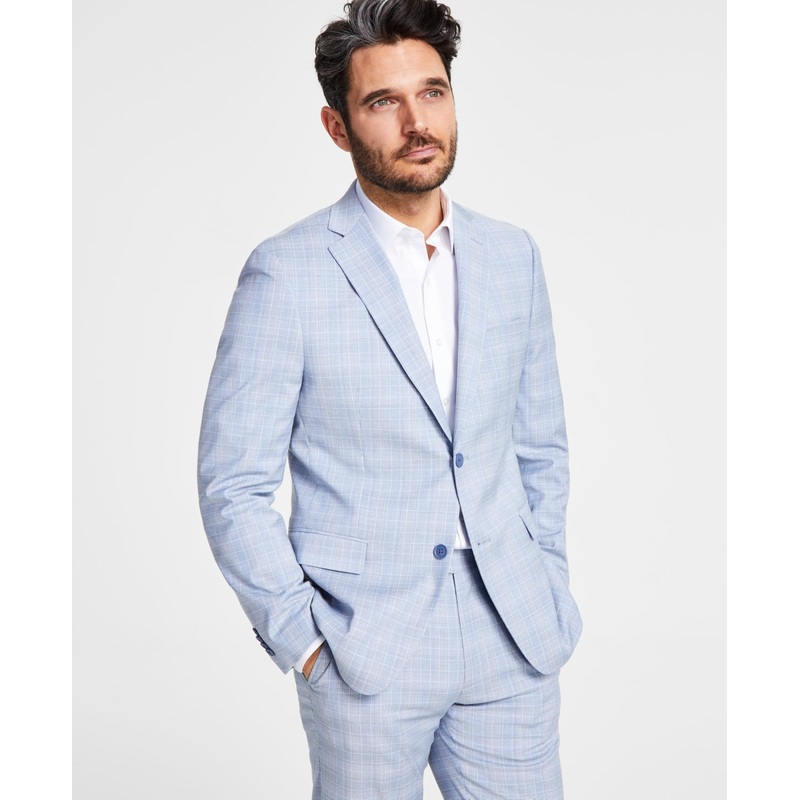 Alfani Mens Slim fit Suit Jacket Blazer 40 R Blue