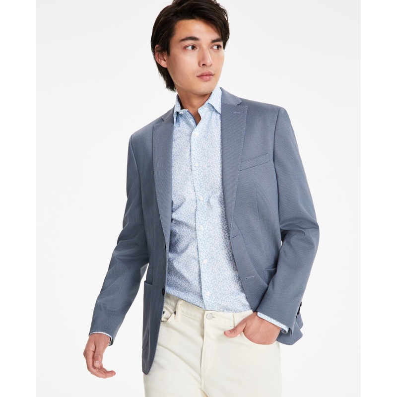 Bar Iii Mens Slim fit Sport Coat Blazer 40 R Blue