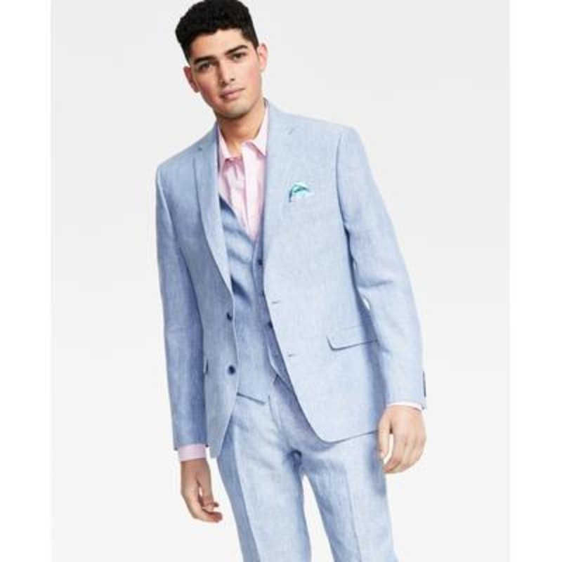 Bar Iii Mens Slim fit Suit Jacket Blazer 40 S Blue