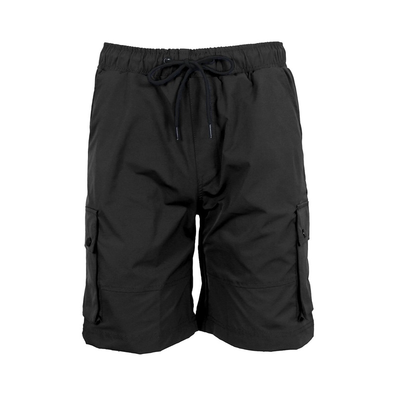 Galaxy By Harvic Mens Regular fit Cargo Shorts Small Black