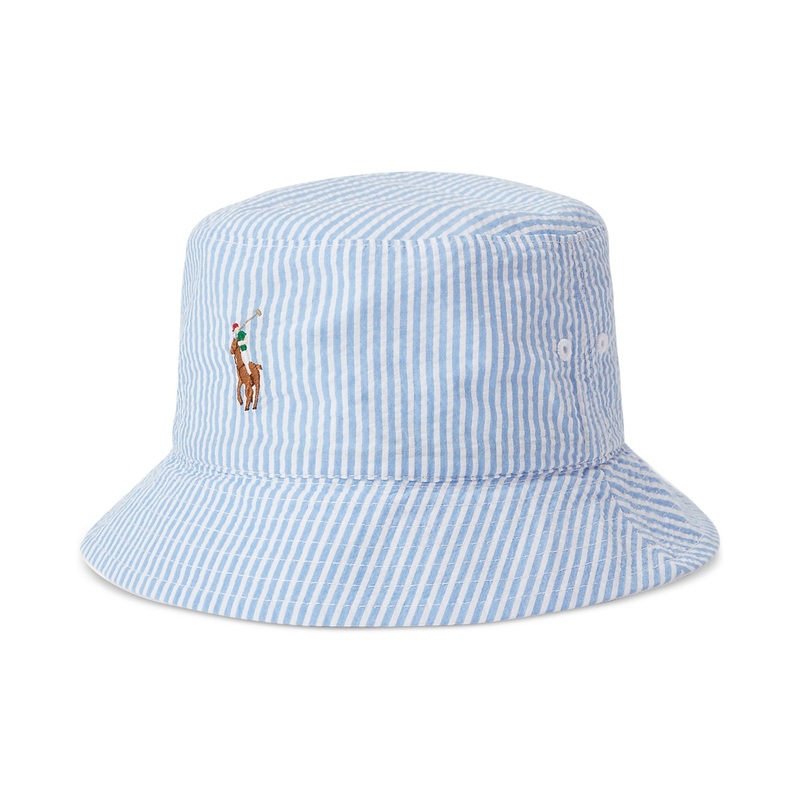 Polo Ralph Lauren Mens Bucket Hat L / XL Blue Reversible