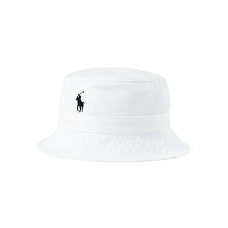 Polo Ralph Lauren Mens  fit Bucket Hat Large XL White