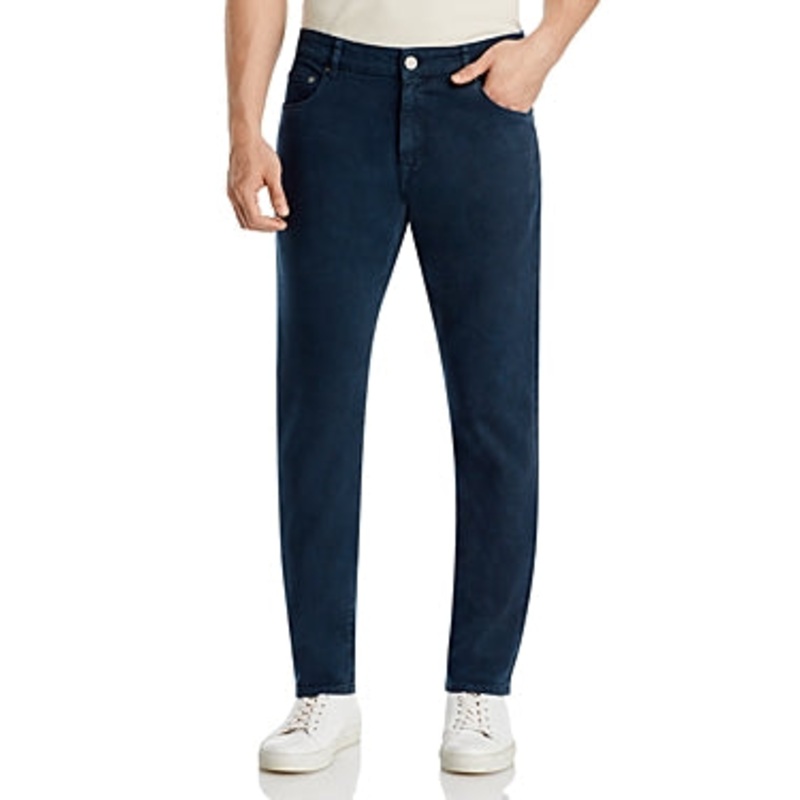 PT TORINO Mens Straight Leg Jeans Size 38 Navy Blue Stretch Fabric