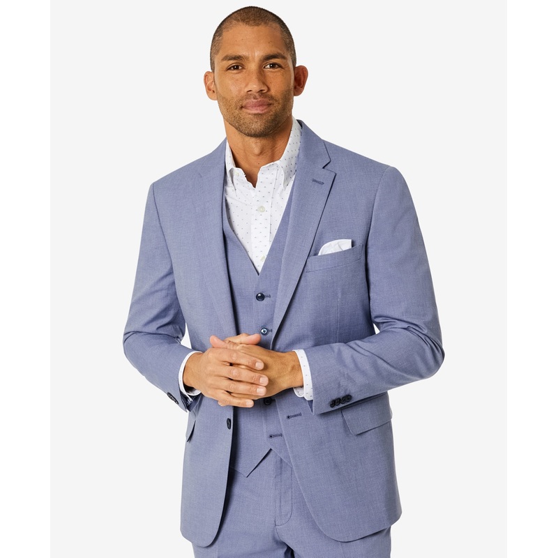Tommy Hilfiger Mens Modern fit Suit Jacket Blazer 40 L Blue