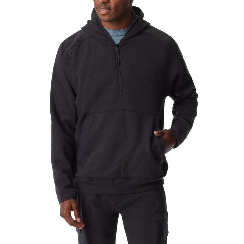 Bass Outdoor Mens Hoodie Sweatshirt Large Black Solid