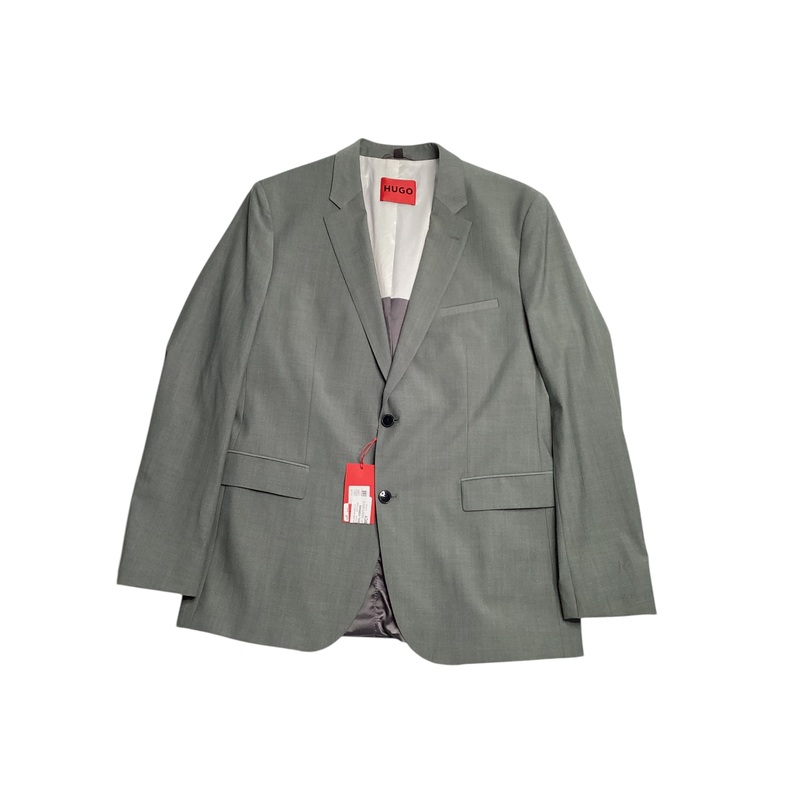 Hugo Boss Mens Slim fit Sport Coat Blazer 46 L Green Solid