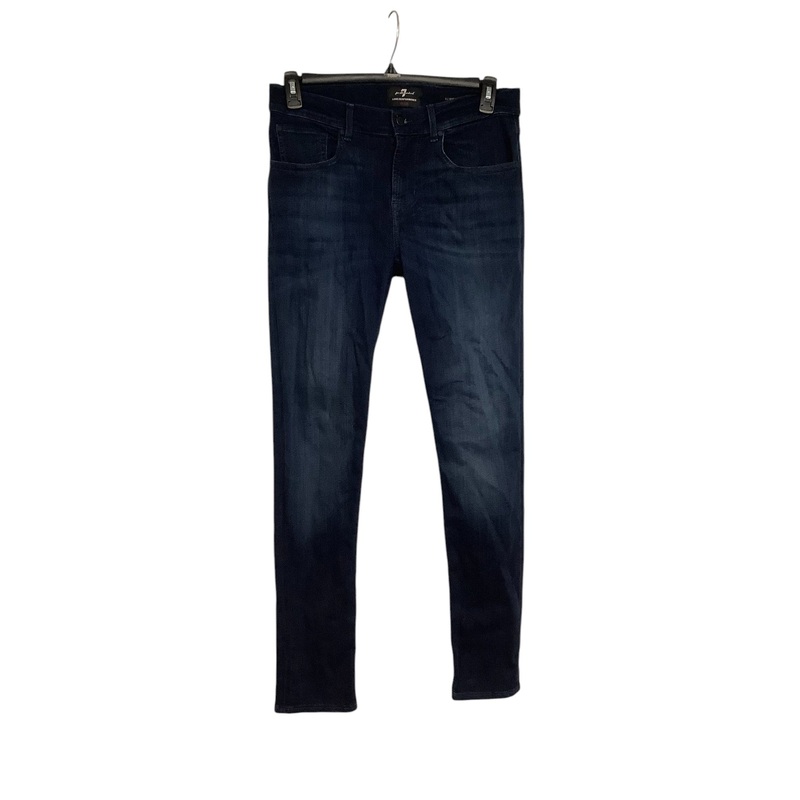 7 For All Mankind Luxe Performance Plus Slimmy Tapered Slim Jeans 30 Deep Blue