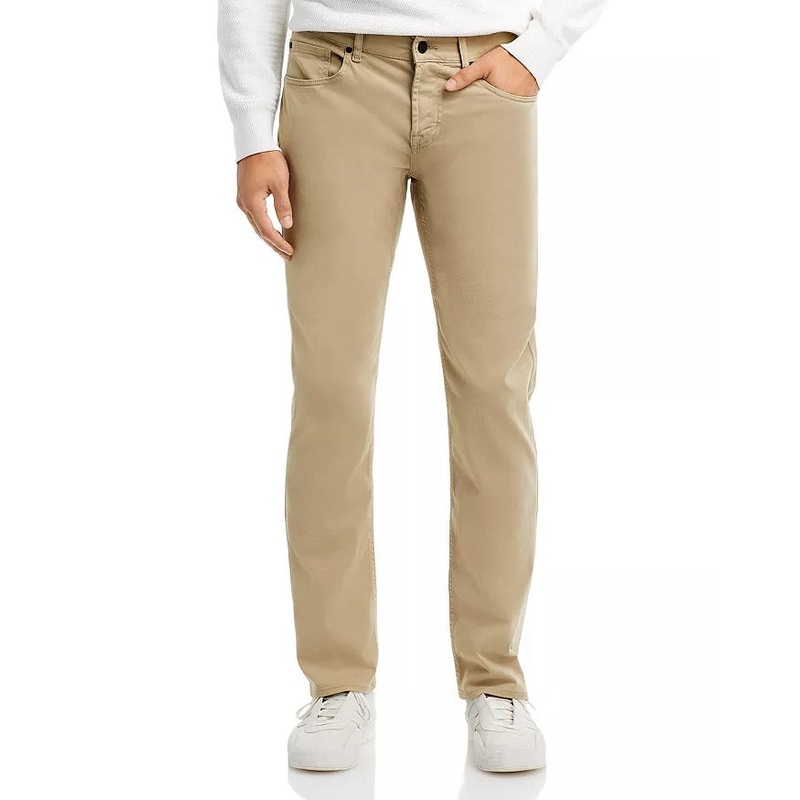 7 For All Mankind Slimmy Luxe Performance Plus Pants Size 34 Beige Tan