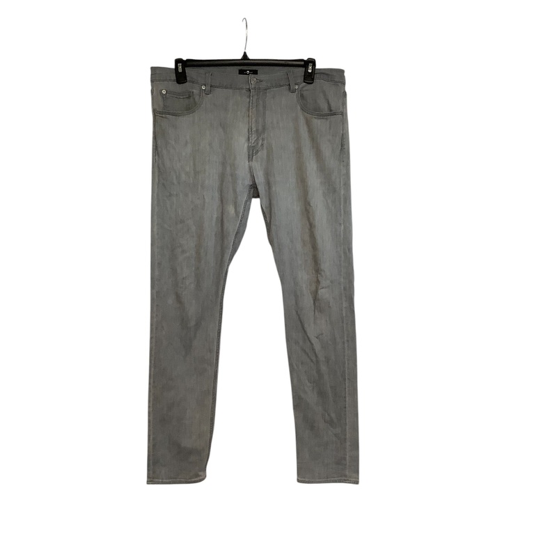 7 for All Mankind Slimmy Slim fit Soft Jeans Size 36 Light Grey Stretch