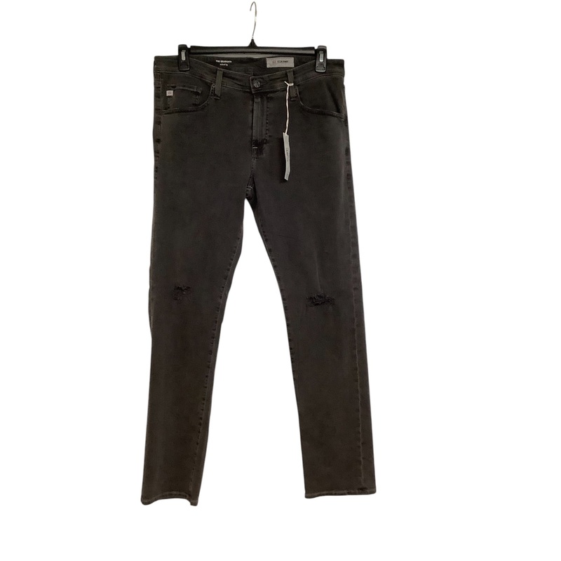 Ag Adriano Goldsschmeid Jeans Mens the Graduate Tailored Leg Jans Size 34 Black