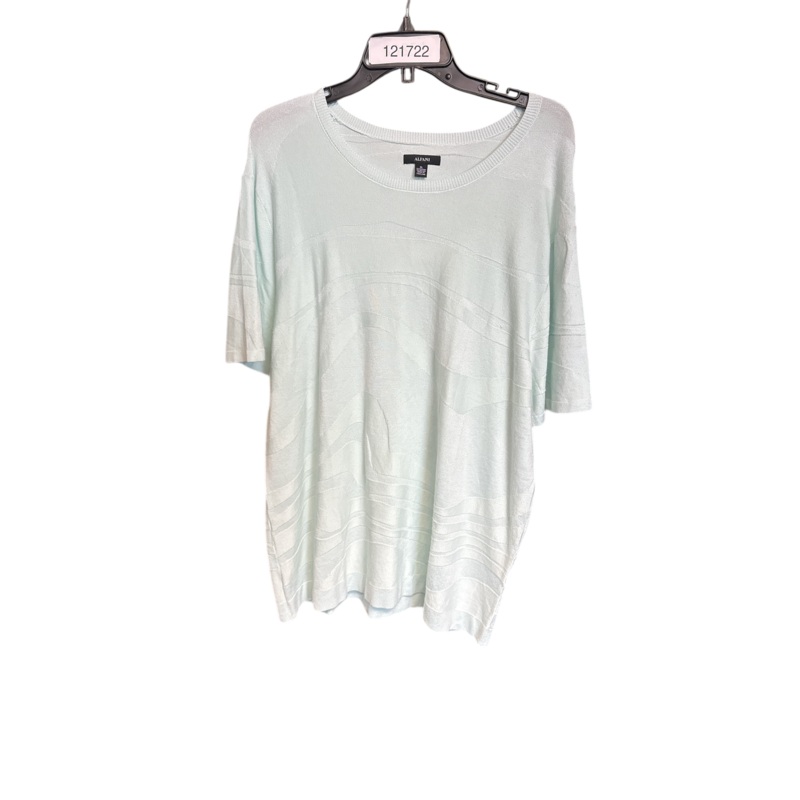 Alfani Mens Regular fit Short Sleeve T-Shirt Shirt XL Crew Neck Mint Green