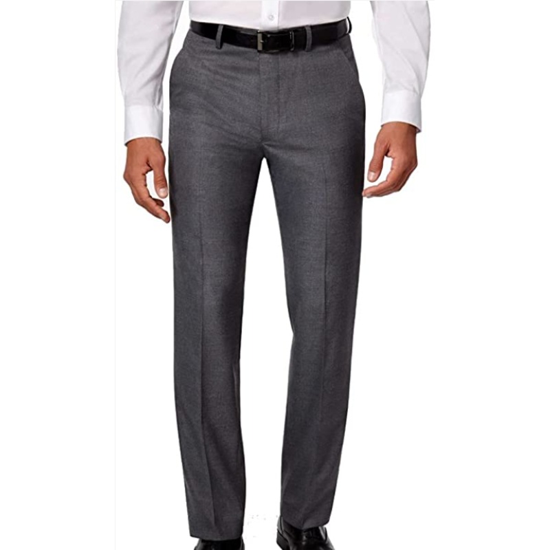 Alfani Mens Slim fit Dress Pants 32 / 32 Grey Stretch