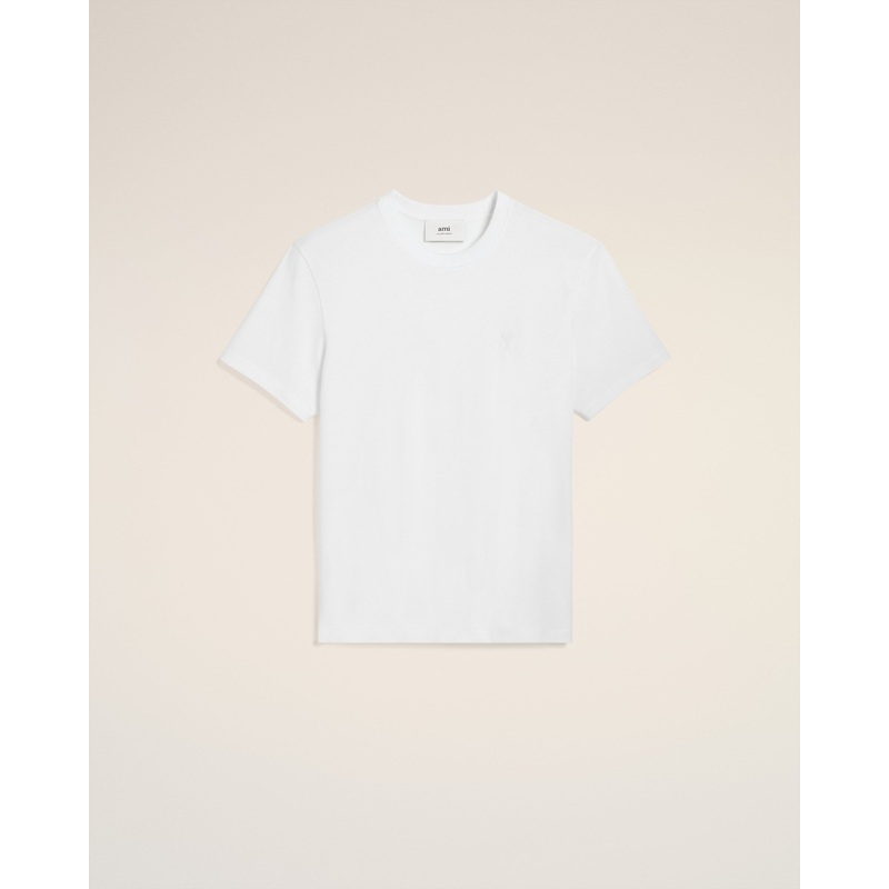 Ami de Coeur Mens T-shirt Size Medium White organic cotton jersey.