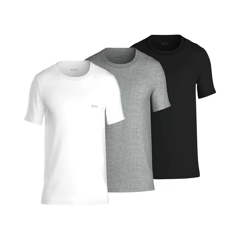 BOSS by Hugo Boss Men's 3-Pack Classic Assorted Color Crewneck T-Shirts Medium