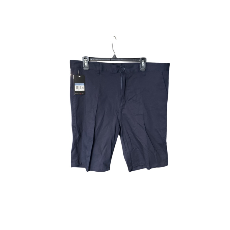 Galaxy By Harvic Mens Regular fit Casual Shorts 38 Navy Blue Solid