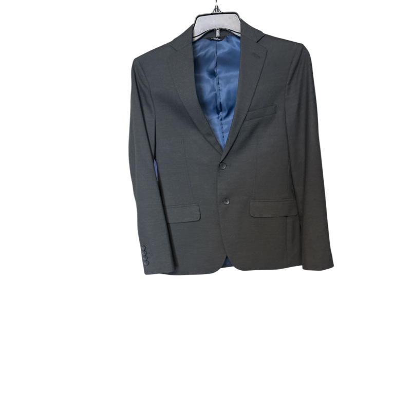 Haggar Mens Ultra Slim Fit Sport Coat Blazer 36 S Grey