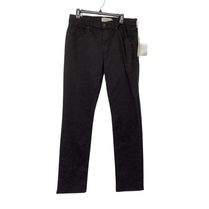 Hudson Mens Slim Fit Blake Jeans 34 x 32 Black Solid