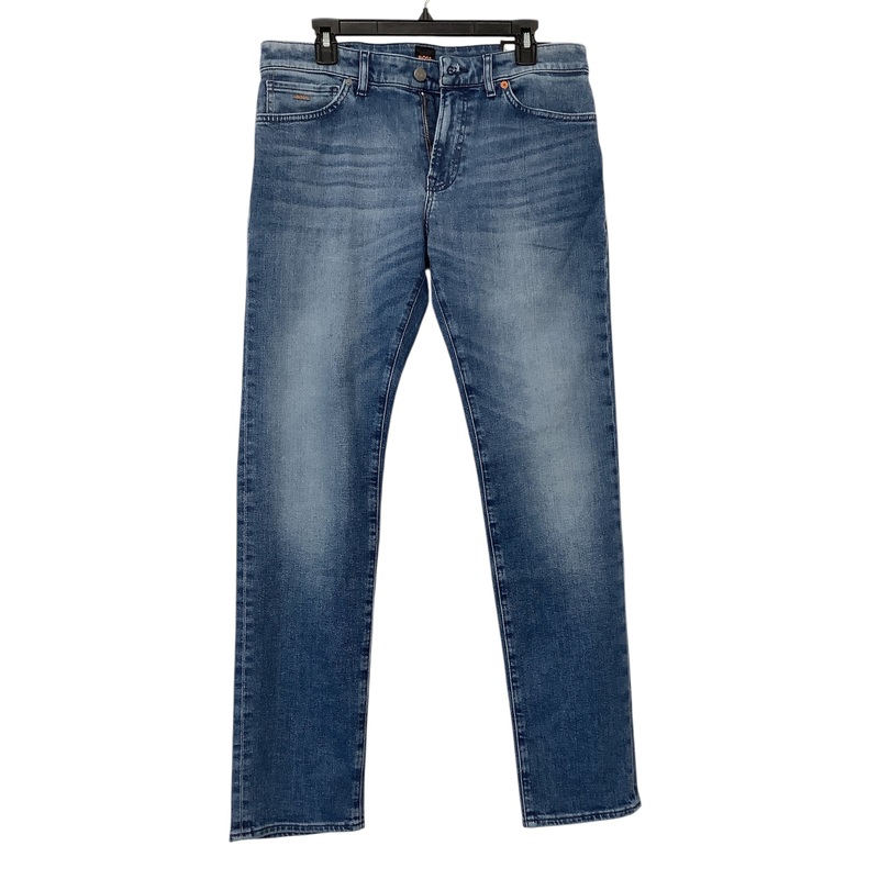 Hugo Boss Mens Regular Fit Maine Jeans 32 x 32 Blue Solid