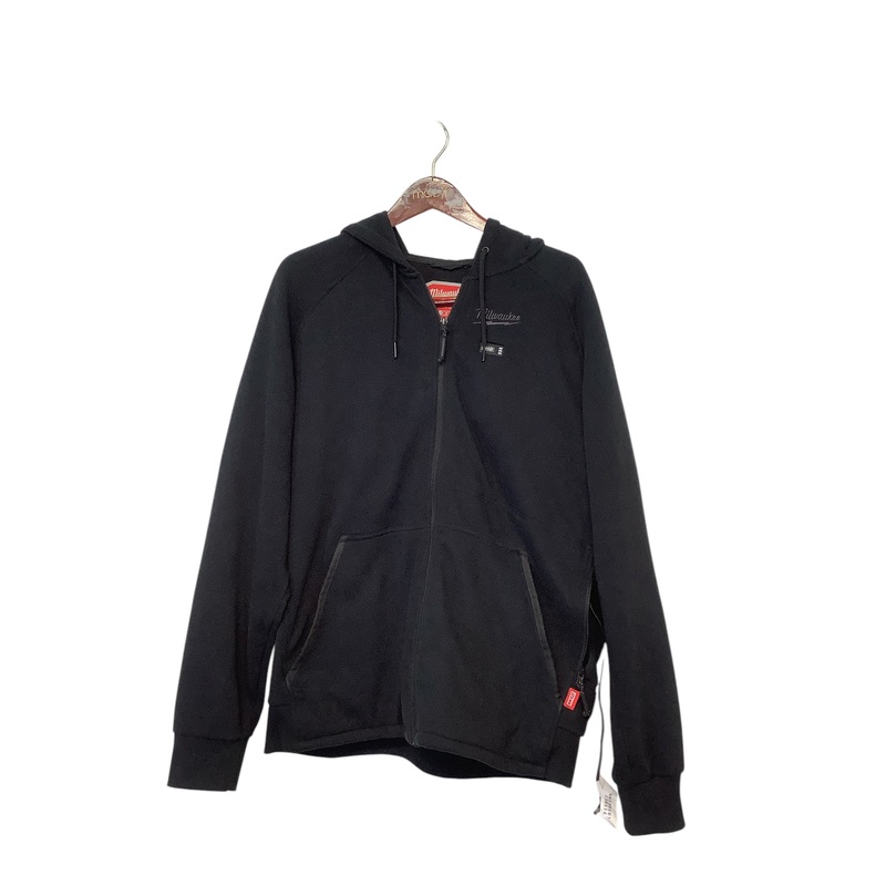 Milwaukee Mens Regular Fit Full Zip M12 Heated Gear Sweatshirt XL Black Solid