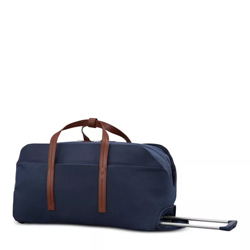 Samsonite Virtuosa Wheeled Duffel Bag Navy Blue Large