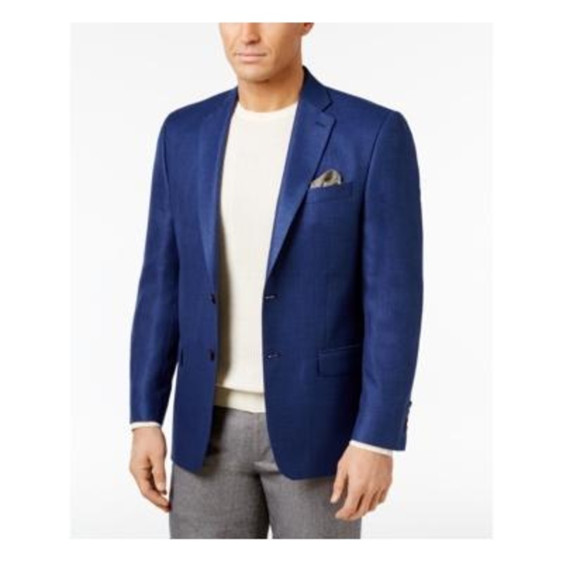 Lauren Ralph Lauren Mens Classic fit Sport Coat Blazer 40 L Blue