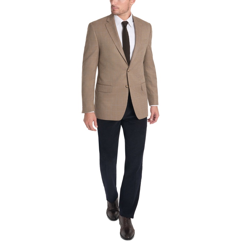 Lauren Ralph Lauren Mens Classic fit Sport Coat Blazer 41 R Light Brown