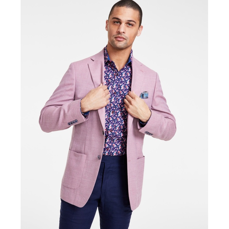 Tallia Mens Slim fit Sport Coat Blazer 42 L Lilac Purple