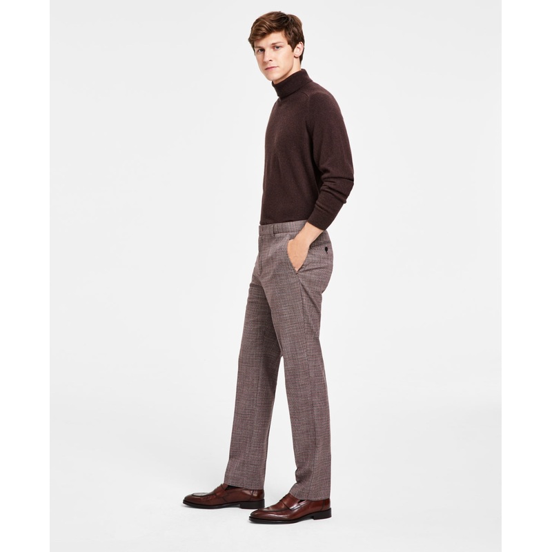 Tommy Hilfiger Mens Modern fit Dress Pants 38 / 34 Red Stretch