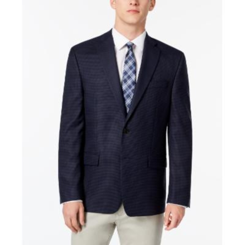 Lauren Ralph Lauren Mens Classic fit Sport Coat Blazer 40 S Blue Check